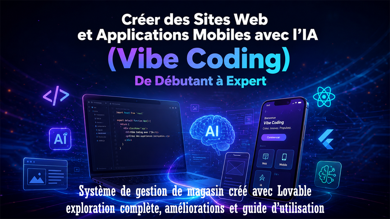 Système de gestion de magasin créé avec Lovable : exploration complète, améliorations et guide d’utilisation